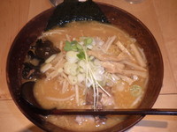 「味噌ラーメン（７８０円）」@白樺山荘 北海道ラーメン道場店の写真