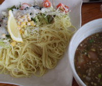 「夏季限定 サラダつけ麺 750円」@元祖つけ麺 栃木大勝軒の写真