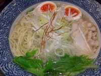 「味玉らーめん・ねぎ」@自家製太麺 元気屋の写真