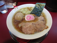 「正油あっさり＋味玉」@麺一盃の写真