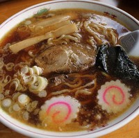 「手打中華そば（醤油）\700＋大盛り\100」@のんきやの写真
