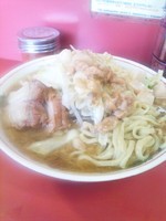 「ラーメン大（ヤサイ、アブラ、ニンニクちょっと）」@ラーメン二郎 環七一之江店の写真