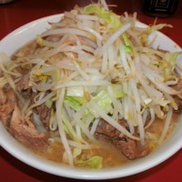 「ラーメン豚入り（750円）＋ニンニク・アブラ」@ラーメン二郎 ひばりヶ丘駅前店の写真