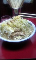 「らーめん　500円」@ラーメン二郎 目黒店の写真