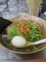 「塩ラーメン(火曜限定メニュー、わたりガニ出汁)」@覆麺 智の写真