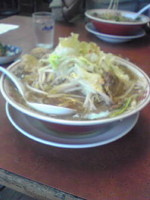 「ましましラーメン（麺２４０ｇ、８００円）」@大吉ラーメンの写真