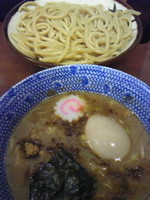 「あつもり750円＋味玉100円」@次念序の写真