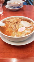 「ワンタンメン　麺２玉　800円」@大勝軒の写真
