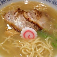 「魚介塩そば　680円」@麺や百日紅の写真