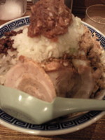 「まぜそば(800円)」@雅商會 二十世紀が丘店の写真