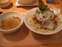 「ホワイトつけ麺（並盛り）」@GO GO 宝来軒の写真