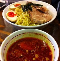 「特製辛味つけめん２玉（￥1,050）」@煮干しらーめん 四代目 玉五郎 鶴橋店の写真