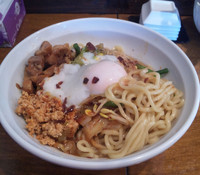 「アジアンまぜそば￥７５０」@はりけんラーメンの写真