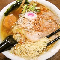 「らぁめんＡＢ蔵　（塩・エビＷ／細麺）800円」@麺屋 猪貴 -CHOKI-の写真
