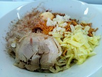 「まぜそば　【750円】」@お取り寄せラーメン博の写真