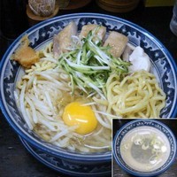 「鶏そば（ぶっかけ）」@らーめんしょっぷ中吉 綾瀬店の写真