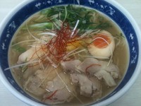 「鶏塩らーめん（850円）」@せたが屋 羽田国際空港店の写真