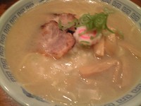 「魚介塩そば(大盛)」@麺や百日紅の写真