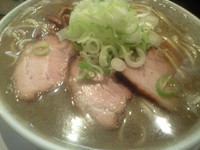 「バリ煮干そば+ゆでたまご+ビール」@中華そば つし馬の写真