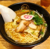 「豚骨醤油＋タンメン野菜（￥850）」@TOKYO 豚骨 BASE MADE by 博多一風堂 ecute品川サウス店の写真