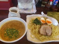 「からみそつけ麺（少なめ）￥850＋サービス味玉」@らあ麺 みかみの写真