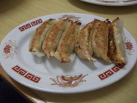 「餃子 6個　350円」@さのらーめん 笑まる 佐野店の写真