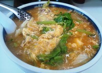 「タンタンスープ+半ライス【850円】」@鶏一の写真