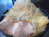 「コク味噌ラーメン大盛（麺硬め、野菜多め、ニンニク、味濃いめ）」@らーめん大 大久保店の写真