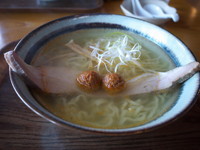 「会津山塩 赤魂　750円」@奥裏磐梯らぁめんやの写真