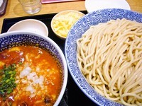 「カニトマトつけ麺（800円）＋大盛り＋とろけるチーズ」@麺屋 一燈の写真