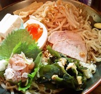 「夏期限定 特製冷やし麺(中盛)880円」@麺塾の写真