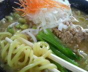 「安養寺味噌ラーメン　750円」@佐久平PAトラック満足食堂の写真