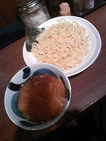 「つけ麺（中）７００円」@赤坂 麺道 いってつの写真