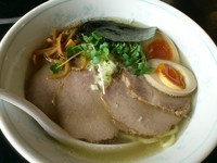 「特製煮干そば（塩） ￥1050」@中華そば 田家 本店の写真