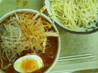 「辛スタ野菜もりそば（並）　750円」@大泉大勝軒の写真