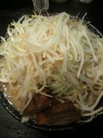 「らーめん小＋野菜増し」@麺屋鬼瓦の写真