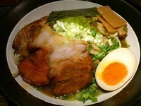 「海老まぜそば （塩） 680円」@喜元門 本店の写真