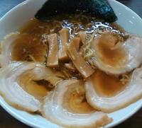 「極上醤油チャーシューめん」@あずさ川らあめん つきの写真