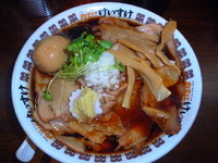 「肉そば半熟味玉入り」@New Old Style 肉そばけいすけの写真