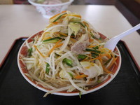 「タンメン＋野菜増し  750＋100＝850円」@あぢとみ食堂の写真