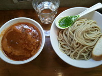 「トマトつけ麺 味玉」@らーめん・つけめん いつ樹の写真