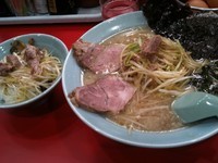 「かいざんラーメン＆ねぎ丼」@かいざん 西船橋店の写真