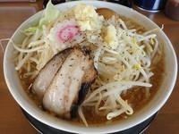 「なる二郎（中盛り）＋特製半熟味玉」@麺家 なるとの写真