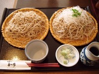 「大根そば＋替えそば　７５０＋４２０円」@石挽そば 寿々孝の写真