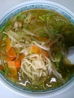 「カレーそば（太麺）（650円）」@福建正の写真