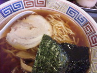 「屋台味正油ラーメン」@麻布ラーメン 芝浦店の写真