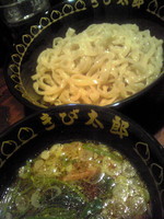 「醤油つけ麺￥730」@醤油らーめん きび太郎の写真