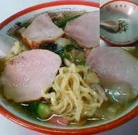 「広東メン（太麺）+チャーシュー（800円+150円）」@福建正の写真