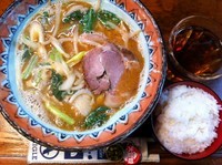 「味噌ラーメン＋サービスミニごはん」@麺屋 よっ徳れの写真