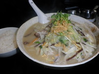 「野菜麺（７００円）小ライスサービス」@麺屋 むぎのいえの写真